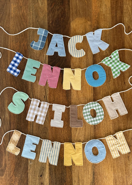 Custom Name Garland