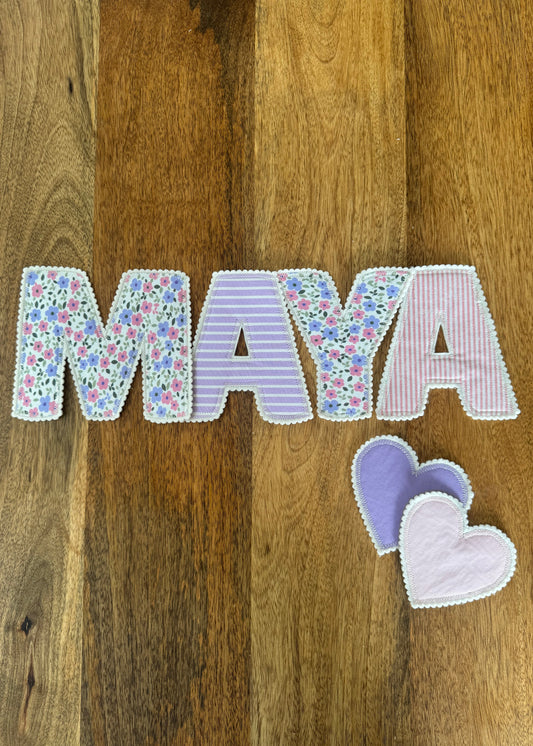 Custom Border Name Garland