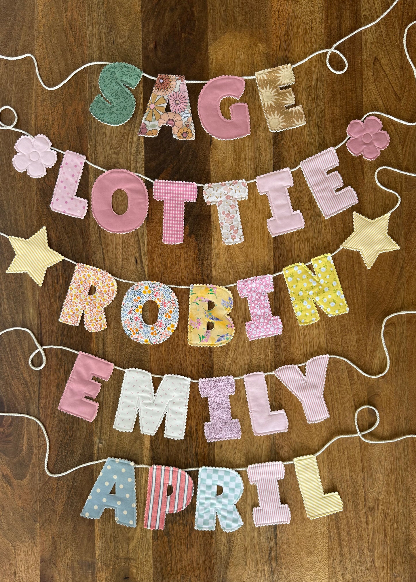 Custom Name Garland