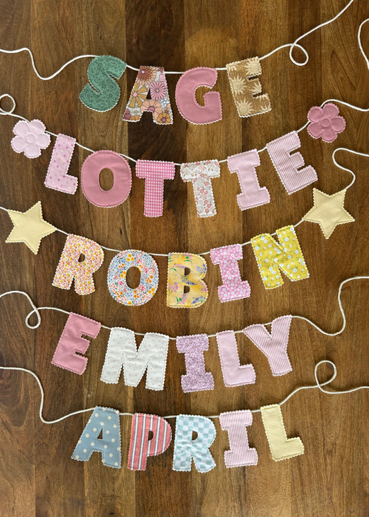 Custom Name Garland