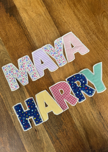 Custom Border Name Garland