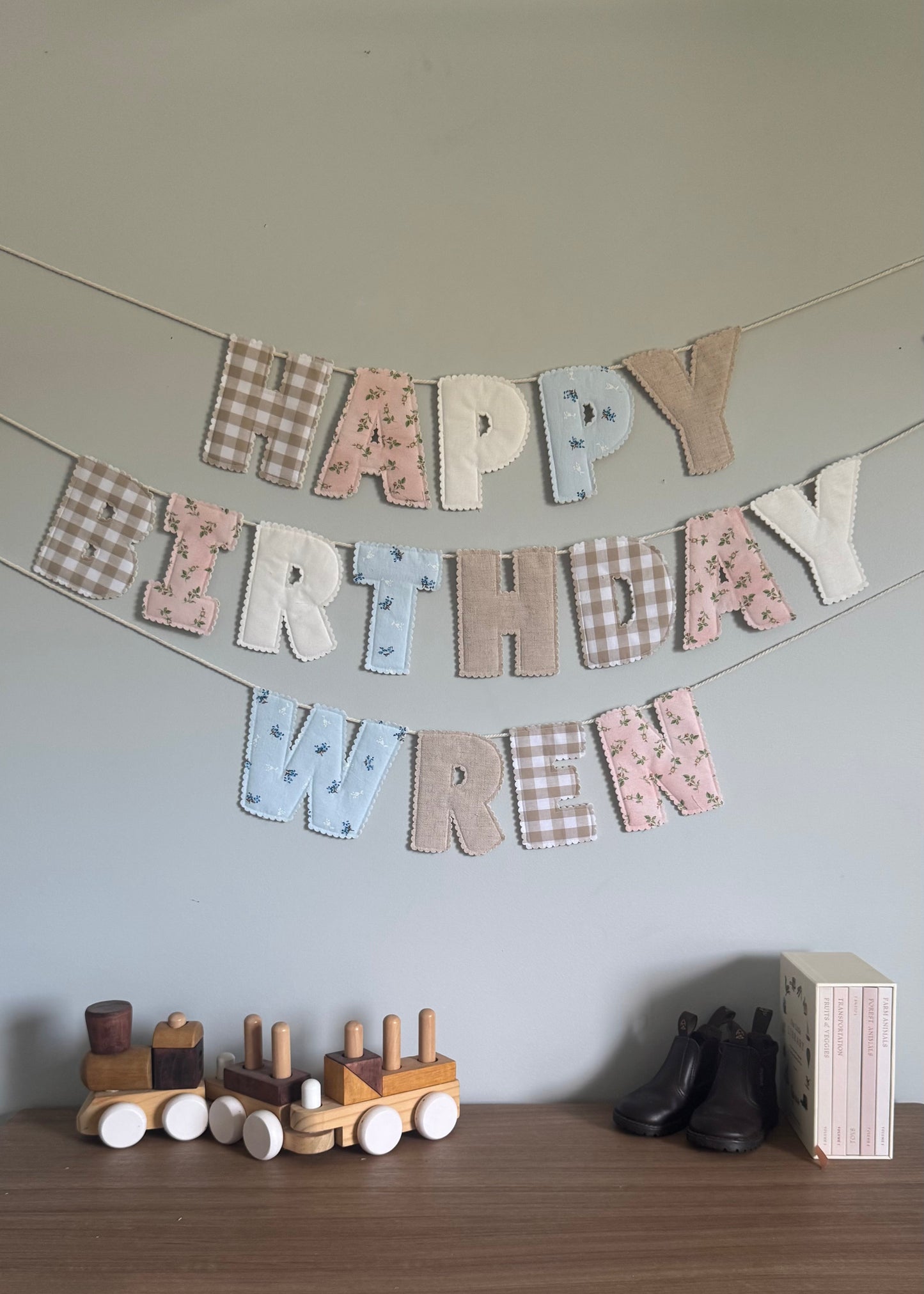 Custom Happy Birthday Garland